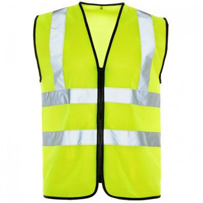 Hi Vis Vest With Zip