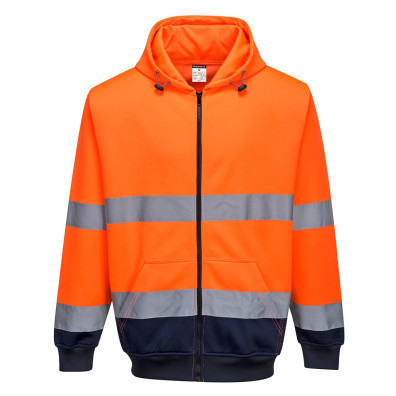 Image number https://cromwellsafety.co.uk/storage/images/37f0c5c8-d269-4acb-a29f-42fe76cd23ce.jpg of Hi Vis Contrast Zipped Hoodie