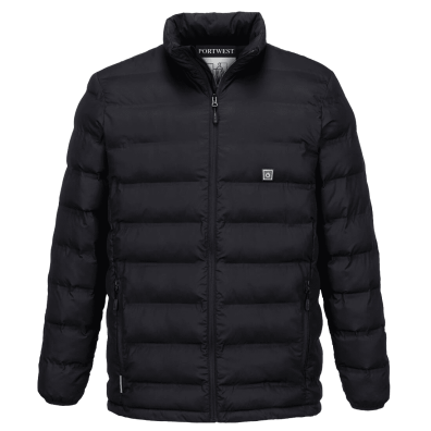 Ultrasonic Heated Tunnel Jacket Black