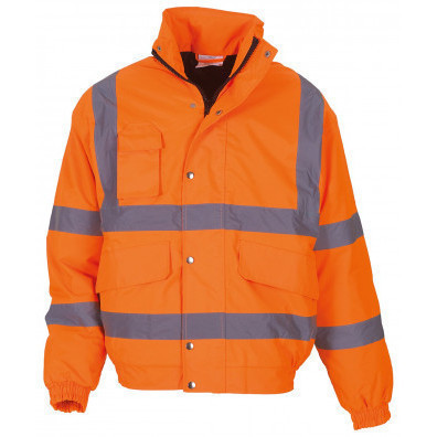 Hi Vis Bomber Jacket | Hi Vis Jackets | Cromwell Safety