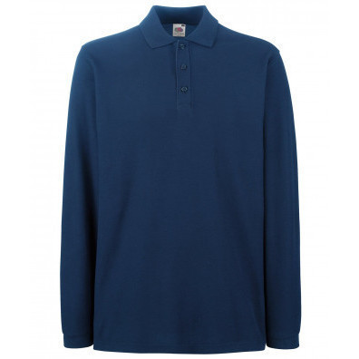 Premium long sleeve polo