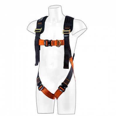 FP72 - Portwest Ultra 2 Point Harness Black/Orange
